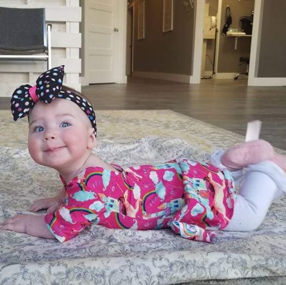 Handmade unicorns & castles dress
